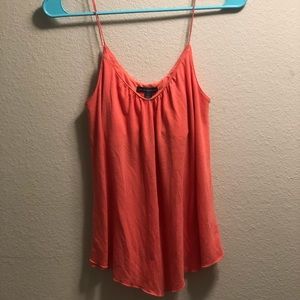 Coral/Pink Stappy-Flowing Blouse